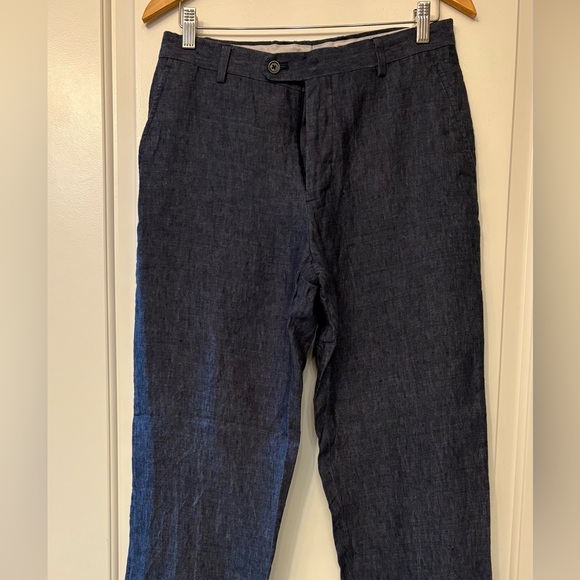 Blue Men's Slacks - Picture 1 of 2